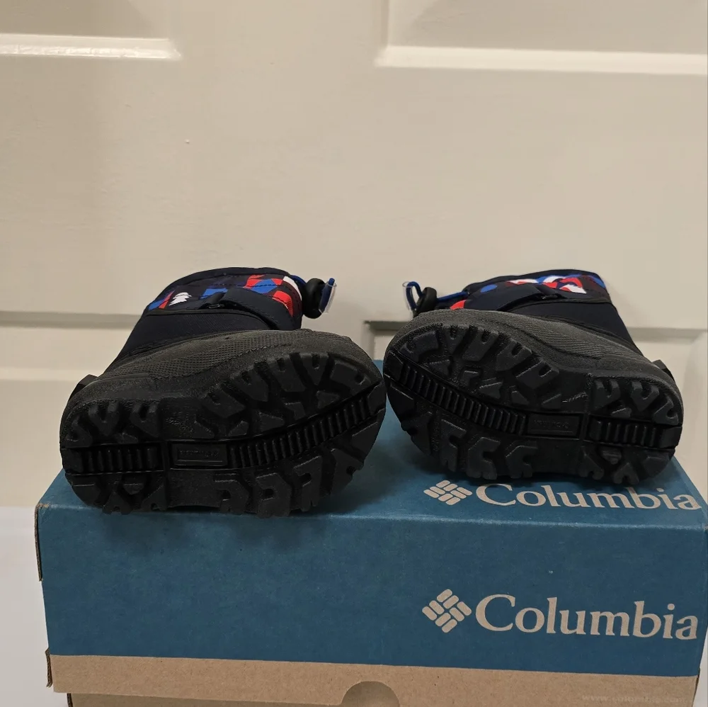 Columbia 4T Powderbug plus II print boots 200g insulation-NIB